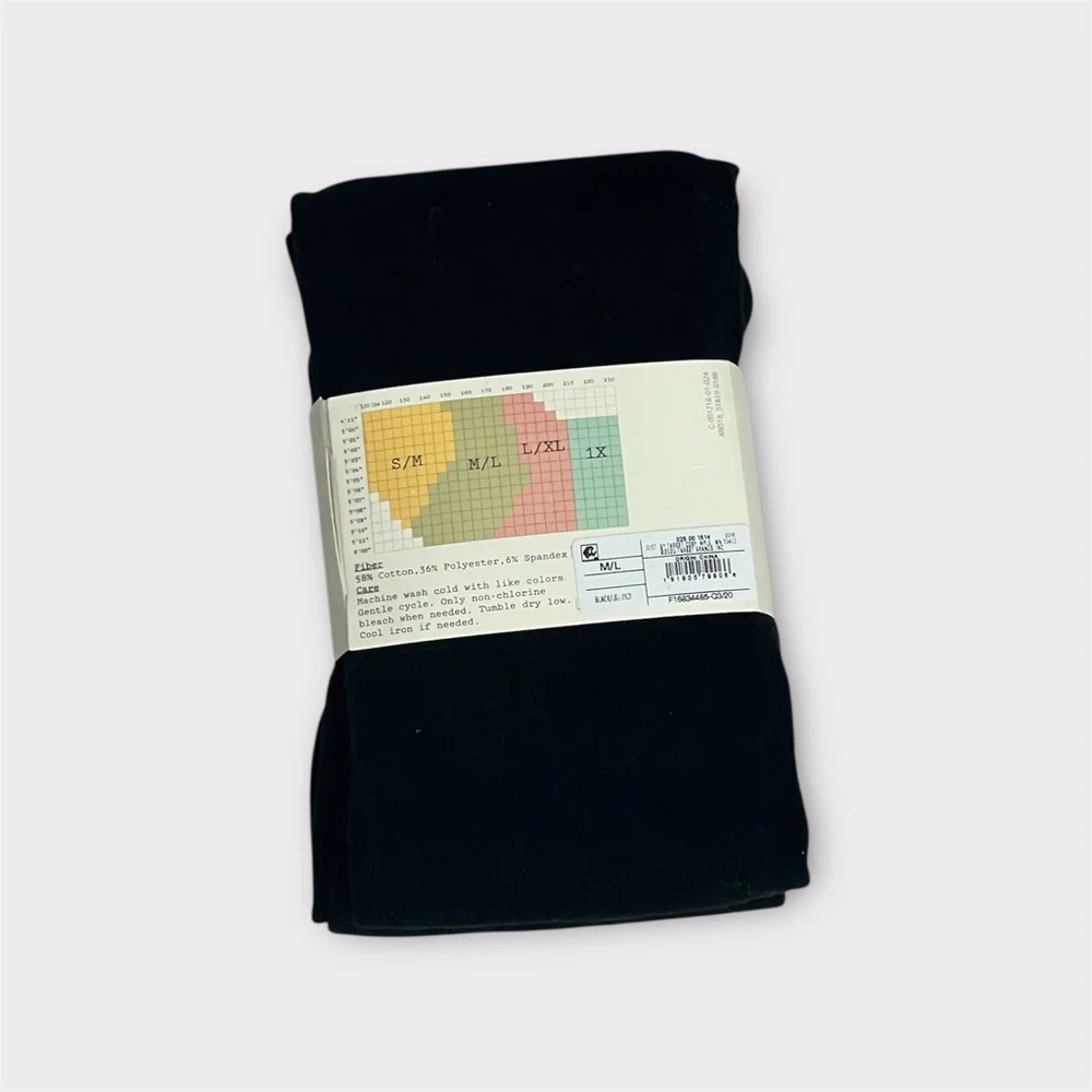 A New Day Women's Fleece Lined Tights 1 Pair Size M/L